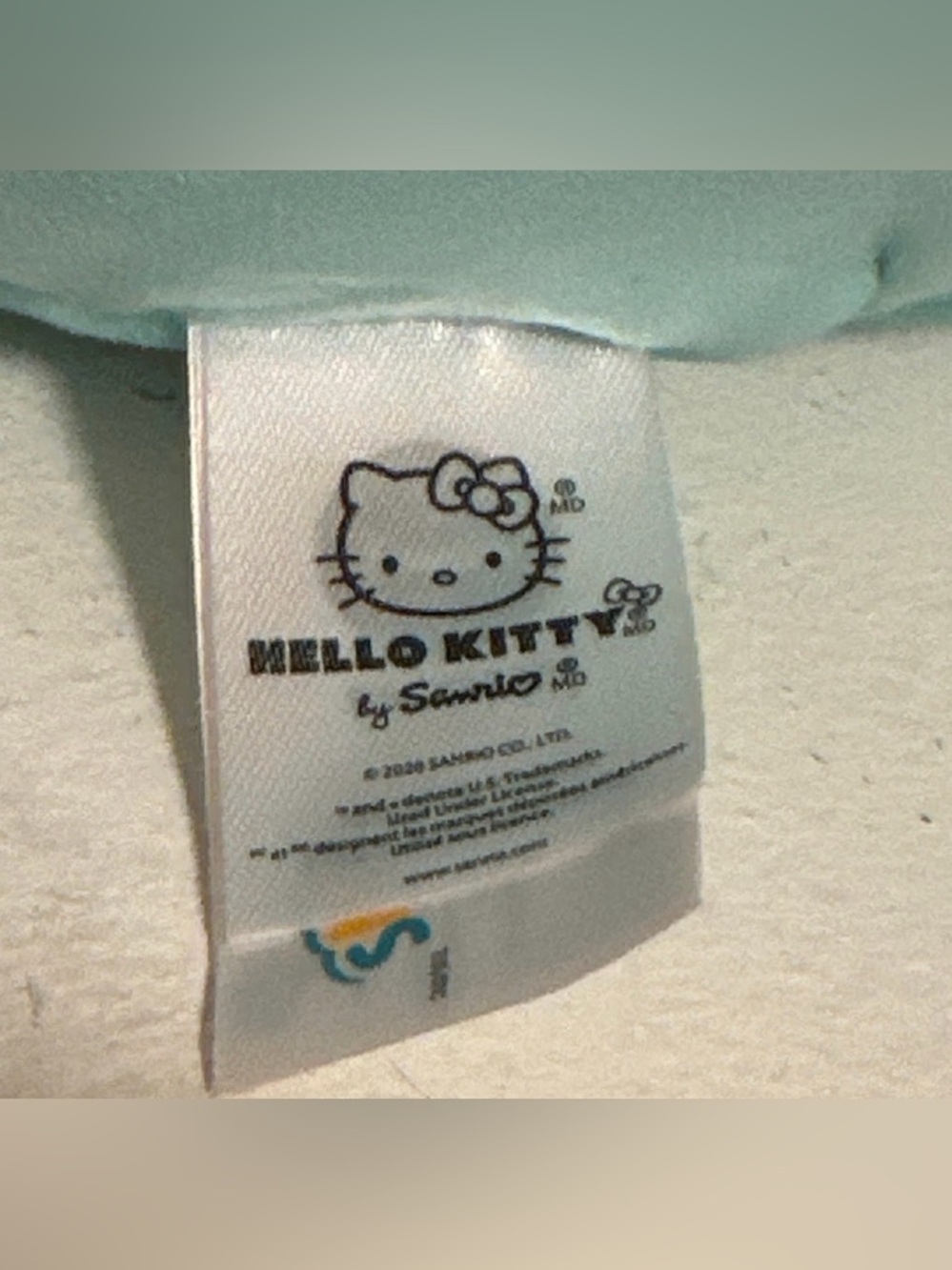 Hello Kitty Easter Egg Squishmallow with Purple Bow! 8” - Picture 5 of 5